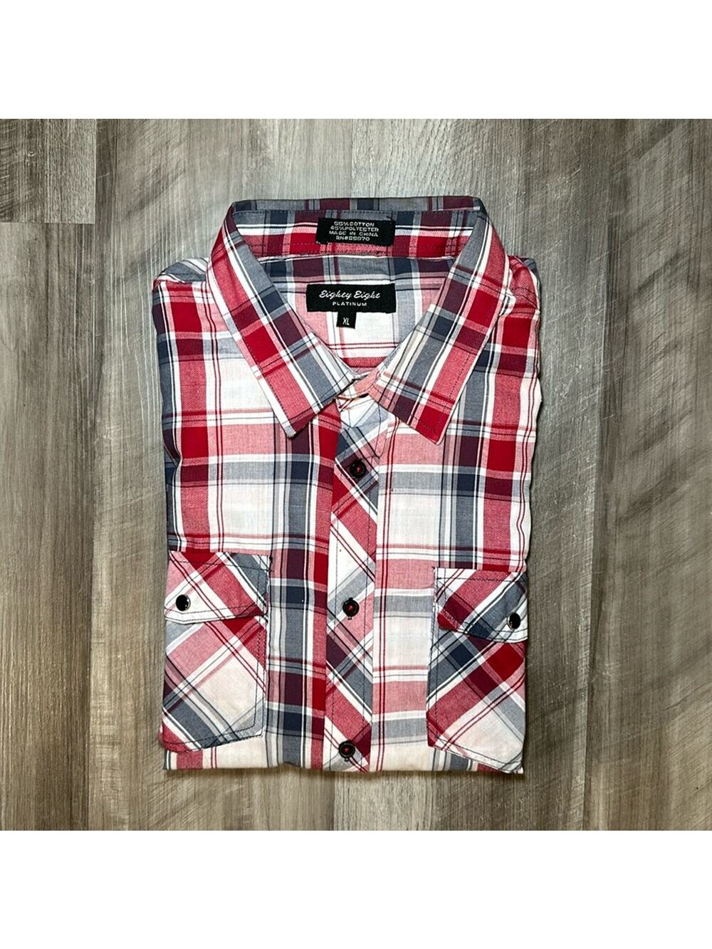 Eighty Eight Platinum Long Sleeve Button Down Shirt - XL